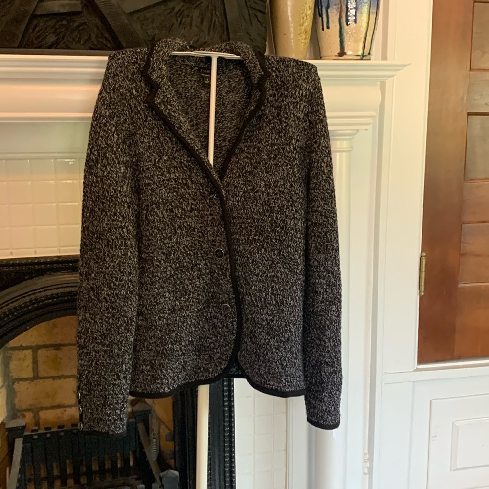 Talbots pure merino wool sweater jacket. Worn a few times